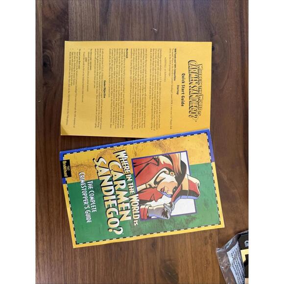 Where in the World is Carmen Sandiego? 1994 Big Box 3.5" Floppy Disk Version - Picture 5 of 9